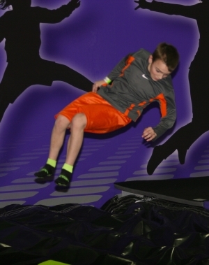 Child Having Fun at Appleton Air Bag Stunt Jump